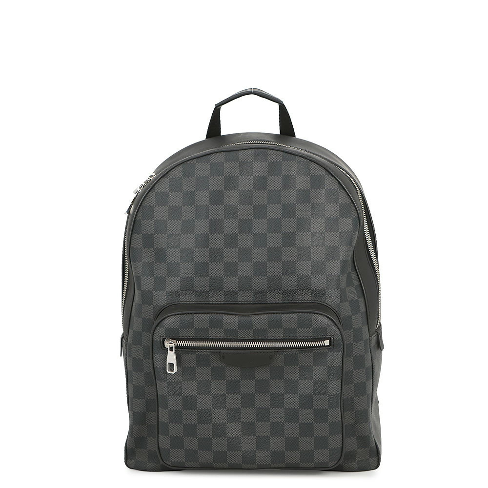 Louis Vuitton Damier Graphite Black Josh Backpack Bag Black